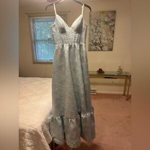Crystal Doll Light Blue Dress Prom Dress
